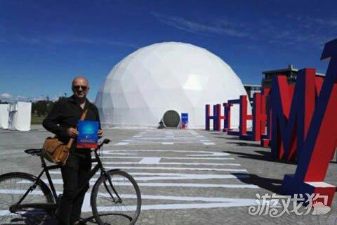 芬蘭穹幕VR體驗展 外國友人穿越萬里游中國