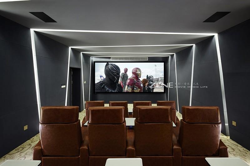 者尼家庭影院影音室——頤和原著私人影院案例