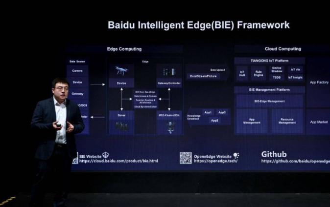 百度智能云發(fā)布中國首款智能邊緣計算產品BIE
