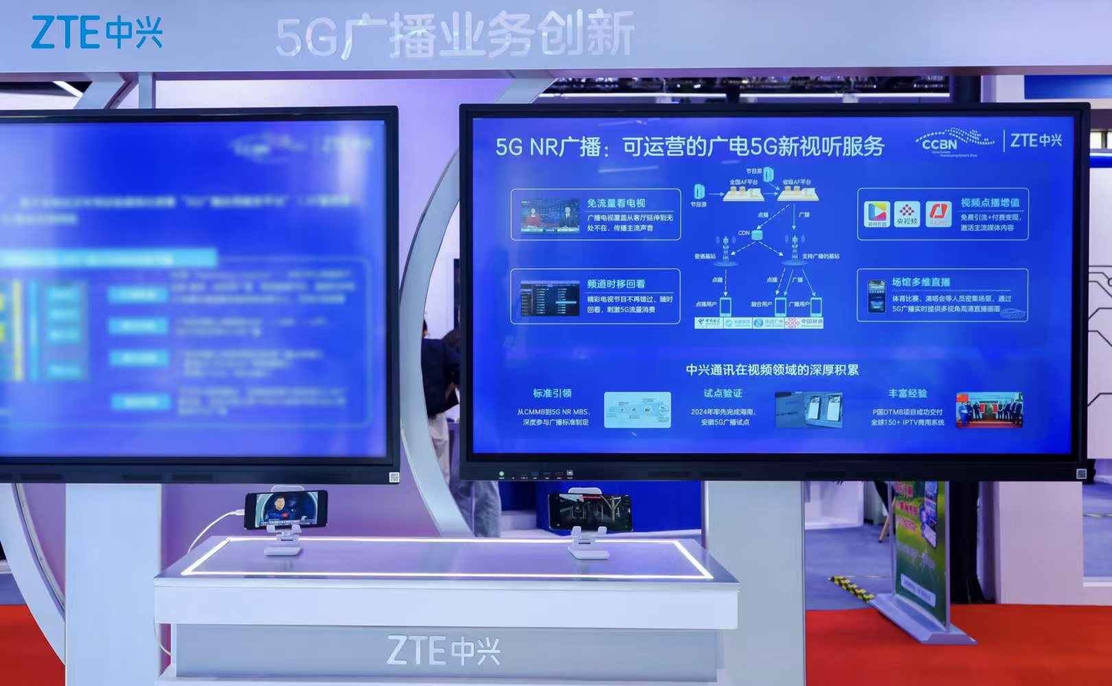 中興通訊發(fā)布5G NR廣播創(chuàng)新方案，賦能廣電新視聽(tīng)